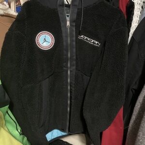 Black Jordan Fleece Jacket Men's Size M